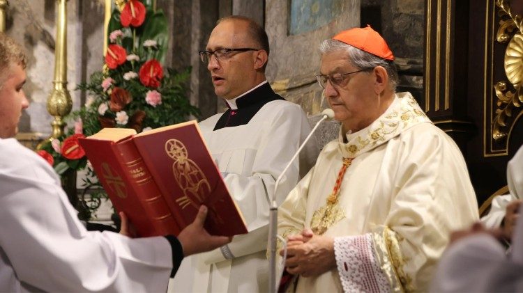 Kardinal Sepe v Lvivu.