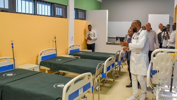 Algumas instalações da recém-inaugurada maternidade São Lucas