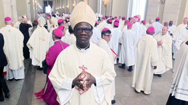 Mgr Guy Sanon, évêque du diocèse de Nouna au Burkina Faso