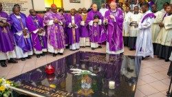 Archbishop Bert Van Megen, the Apostolic Nuncio to Kenya presides over anniversary Mass of Cardinal Otunga