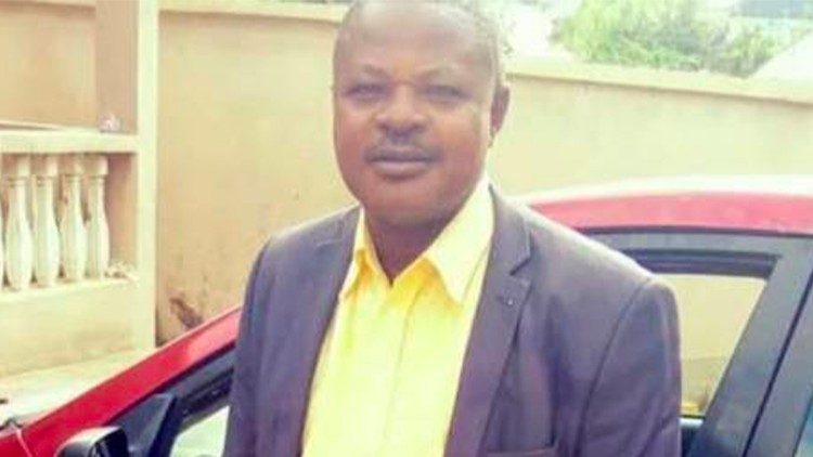 Père Wilfred Ezemba, prêtre enlevé au Nigéria, le 13 septembre 2025.