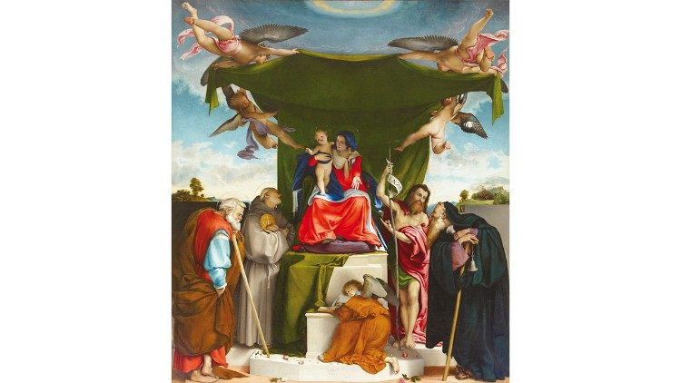 Lorenzo Lotto_Pala di San Bernardino_ foto di Marco Mazzoleni