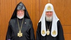  Ռուսիոյ Քիրիլ Պատրիարքը եւ Արամ Ա. Կաթողիկոսը
