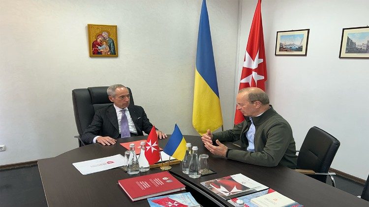 Besprechung mit Botschafter Antonio Gazanti Publiese di Cotrone in Kyiv