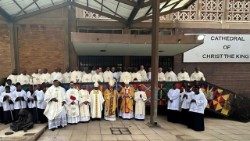 Solene celebração da Missa na catedral Cristo Rei, em Joanesburgo (África do Sul)