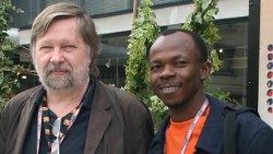 Guido Convents (1956-2025) pictured here with Charles Ayetan