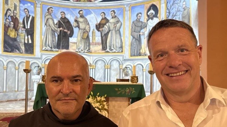 Bruder Manuel mit Michael Hermann