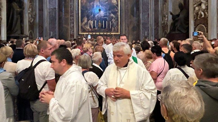 Mszę św. koncelebrował również kard. Konrad Krajewski (Agnieszka Rogacin)