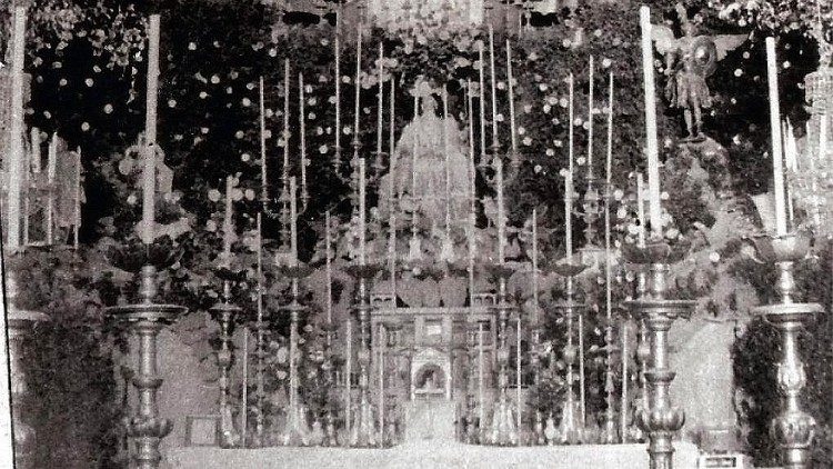 Una de las representaciones más antiguas de la Divina Pastora