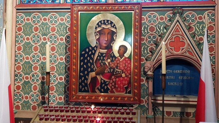 Ikona Jasnogórska w Polskiej Kaplicy, 2018 (© Polskifr.fr)