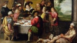 "Sinko! Sjeti se da si za života primio dobra svoja, a tako i Lazar zla. Sada se on ovdje tješi, a ti se mučiš."