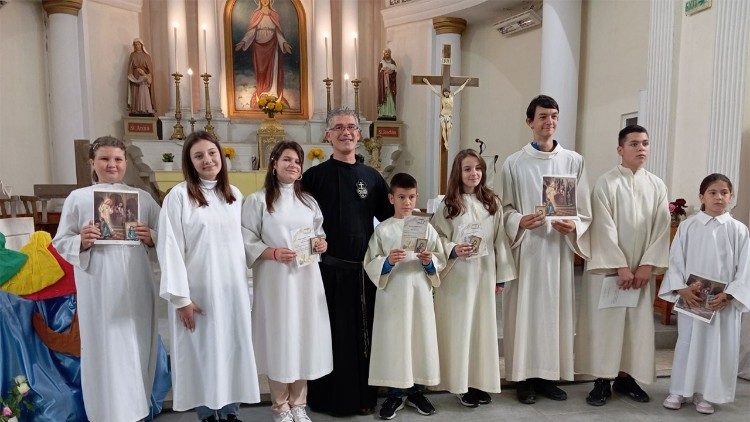 Първо причастие в Ореш