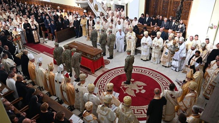 El funeral del cardenal Lucian Mureşan 