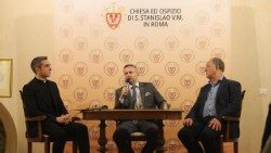 Spotkanie w Rzymie (Natalia Pieśniewska, Kościół i Hospicjum św. Stanisława BM w Rzymie)