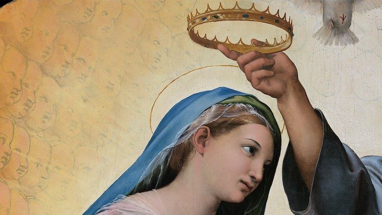 Fragment Ukoronowania Najświętszej Maryi Panny