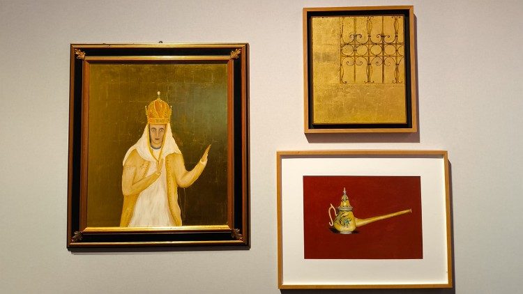 I dipinti realizzati da Franco Battiato, dalla mostra "Franco Battiato. Un'altra vita" al Maxxi di Roma