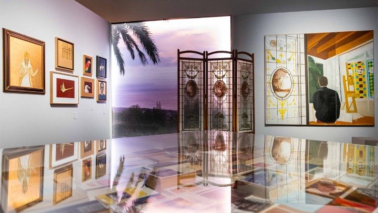 L'arte figurativa di Franco Battiato, dalla mostra "Franco Battiato. Un'altra vita"