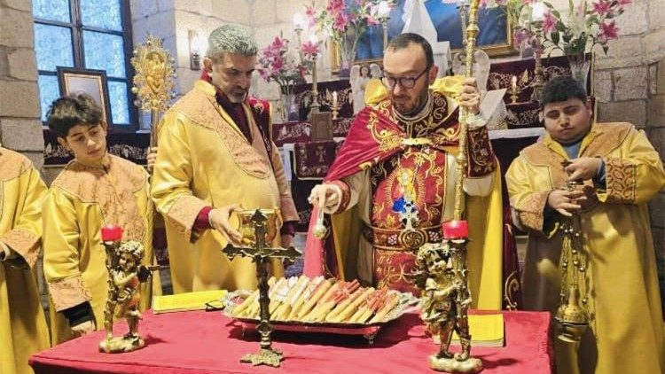 2026.02.02 Festa della presentazione Gesu al tempio chiesa armena di Kessab 