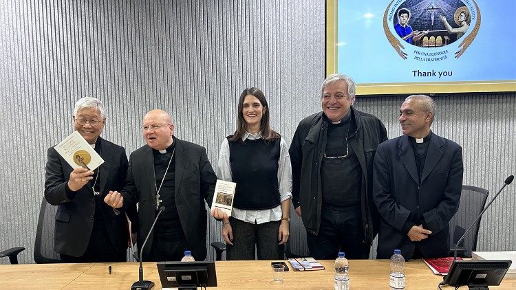 Në foto: paraqitja e edicionit VI të çmimit "Françesku i Asizit dhe Karl Akutis për ekonominë e vëllazërimit"