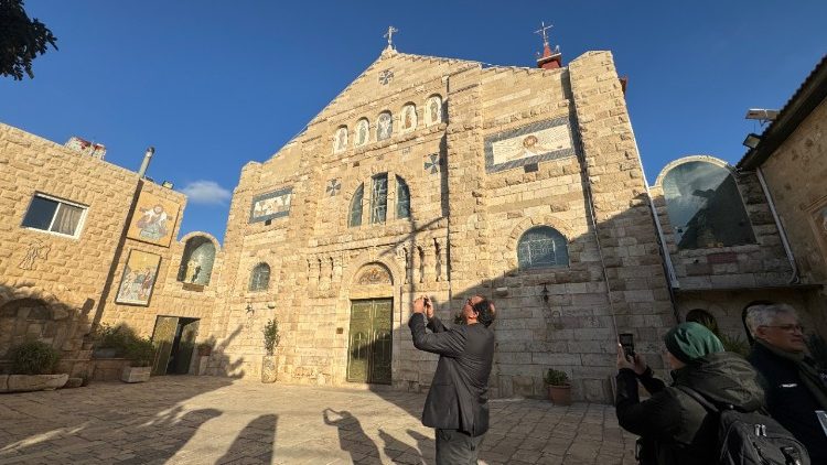 La chiesa latina di san Giovanni Battista a Madaba