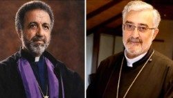 Գերյ. Հ. Եղիա Ծ. Վրդ. Գիրէջեան եւ ԱՄՆ-ի եւ Գանատայի Հայ Կաթողիկէ Թեմի Առաջնորդ՝ Գերապայծառ Հ. Միքայէլ եպս. Մուրատեան։