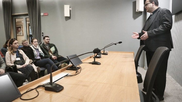 Spotkanie w redakcji Vatican News