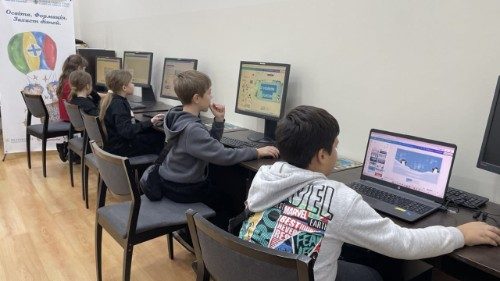 Ucrânia, uma das atividades da Caritas Odessa no âmbito do projeto "Preparando crianças e jovens para o futuro"