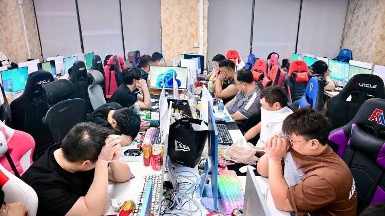 Un centro de estafa camboyano oculto en un resort falso ©Dara Mech