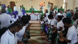 Missa de abertura do ano do Movimento da Família Sagrado Coração de Jesus, em Rapale (Nampula, Moçambique)