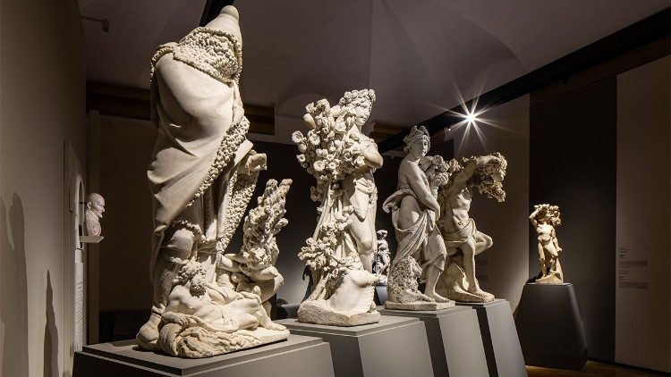 La mostra "Bernini e i Barberini"  - Gallerie Nazionali di Arte Antica - Palazzo Barberini. Installation view: Bernini e i Barberini, 2026. Photo Alberto Novelli