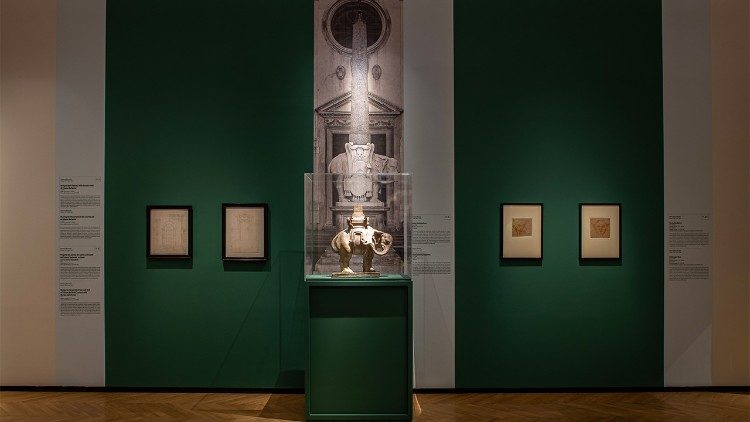 Bernini a Barberini, Obelisco della Minerva