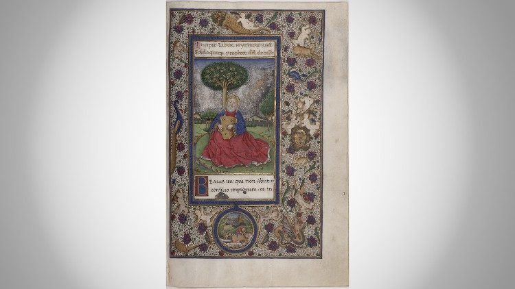 Psalter, Vat. lat. 3467 Neapel, 15. Jhd.  (mm 268x163; ff. 185) &copy; Apostolische Vatikanische Bibliothek