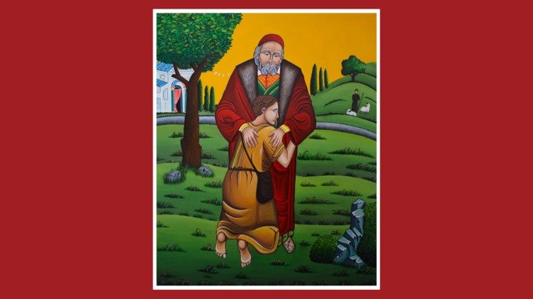 L'Icona dell'abbraccio dell'Eremo del Silenzio