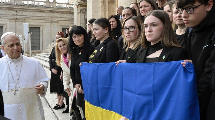 Delegacijos susitikimas su popiežiumi Leonu XIV