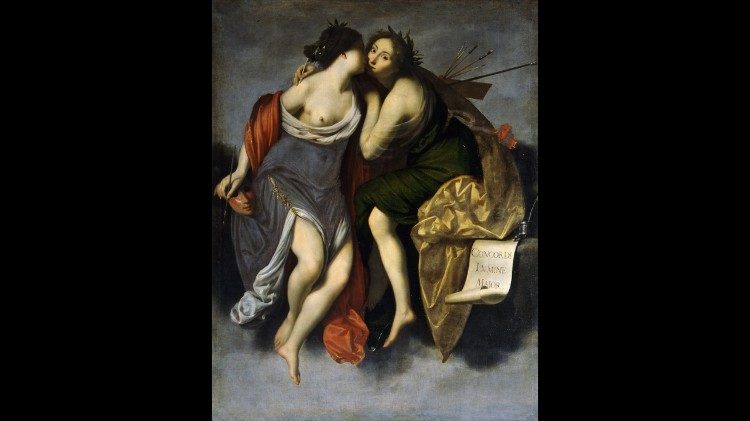Francesco Furini, Pittura e Poesia, 1626, Galleria Palatina, Palazzo Pitti, Firenze
