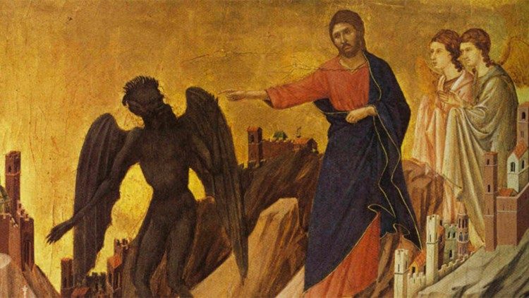 Reče Isus: »Odlazi, Sotono! Ta pisano je: ’Gospodinu Bogu svom se klanjaj i njemu jedinom služi!’« 