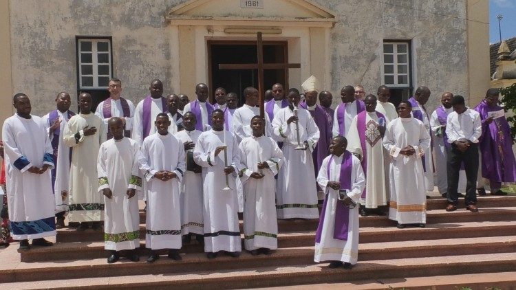 Missa no dia abertura do ano acad&eacute;mico no Semin&aacute;rio S&atilde;o Carlos Lwanga