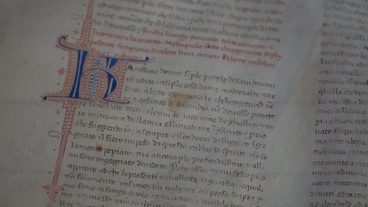 L’autografo del "Decameron", Hamilton 90, sec. XIV, Staatsbibliothek Preu&szlig;ischer Kulturbesitz, Berlino