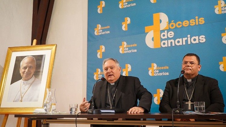 La Diócesis de Canarias convocó a una comparencia ante los medios de comunicación tras la confirmación del viaje del Papa a España en junio de 2026