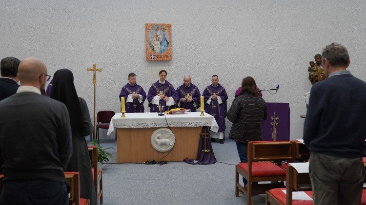 Misa za mir u sjedištu HBK-a (Foto: Mihael Varenica)