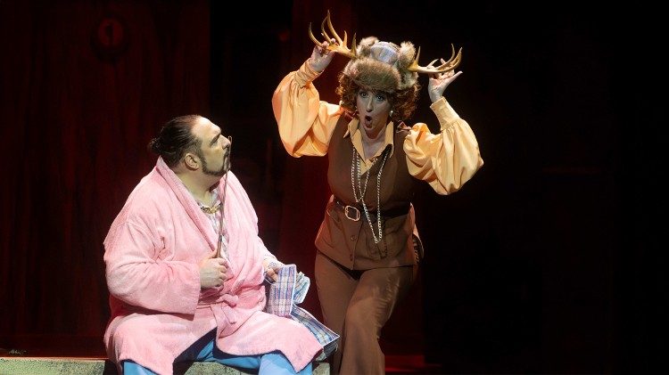 Malta, un momento del "Falstaff" andato in scena a a La Valletta