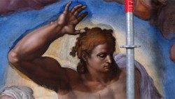 Mantenimiento extraordinario de la majestuosa obra de Miguel Ángel, "El Juicio Universal", en la Capilla Sixtina
