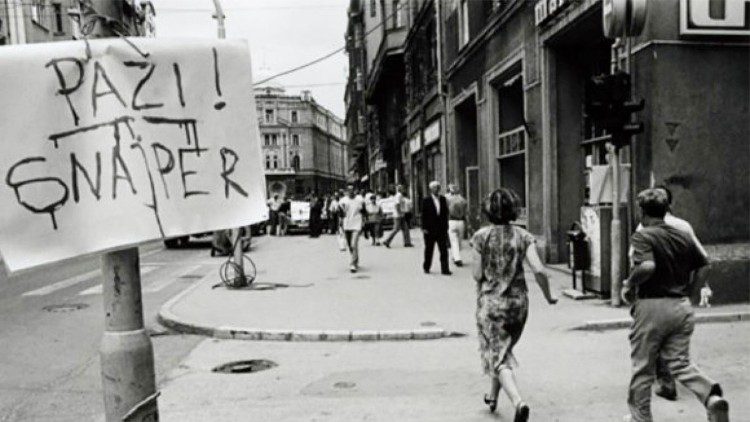 Sarajevo, il pericolo cecchini