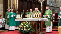 Mgr Gallagher a présidé une messe dans la cathédrale Saint-Martin de Bratislava en Slovaquie, dimanche 1 février 2026. 