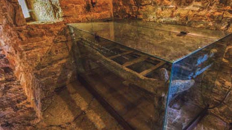 Il letto di San Francesco presso il Sacro Speco di Narni