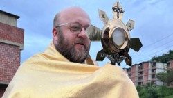 Procesja z Najświętszym Sakramentem w Wenezueli