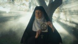 Cena do docudrama francês "Sagrado Coração – Seu Reino Não Terá Fim" , longa-metragem inspirado nas revelações de Jesus a Santa Margarida Maria Alacoque. @Kolbe Arte