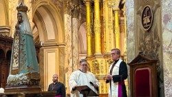 Monseñor Jorge Ignacio García Cuerva, arzobispo metropolitano de Buenos Aires, en Argentina