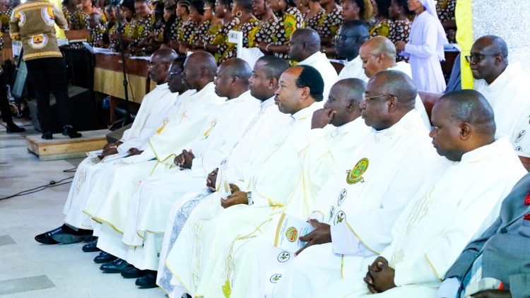 Baadhi ya Mapadre waliohudhuria katika Kilele cha Jubilei