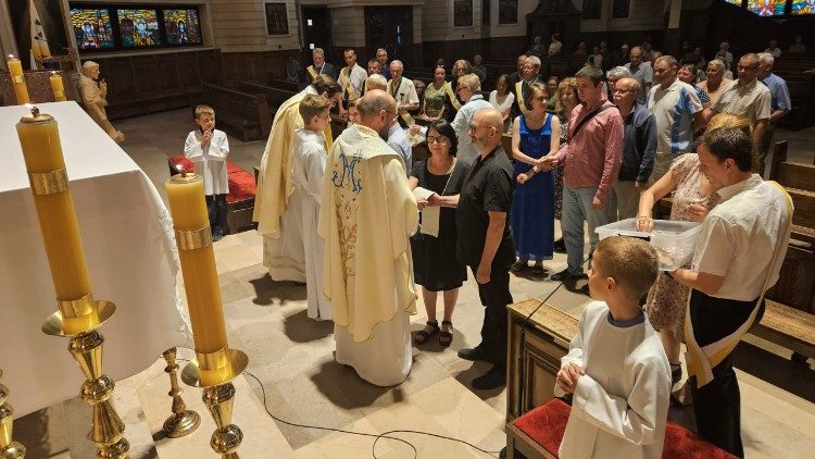 Wsp&oacute;lne celebrowanie Dnia Męża i Żony w gronie Rycerzy Kolumba. Fot. Antek Bartoszko